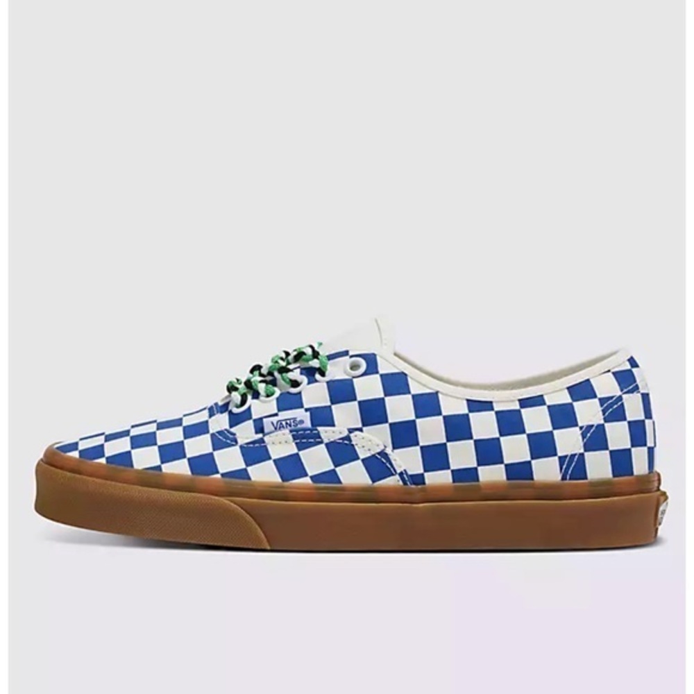 NEW Vans Authentic Checkerboard Blue/White Sneakers Men’s Size 6